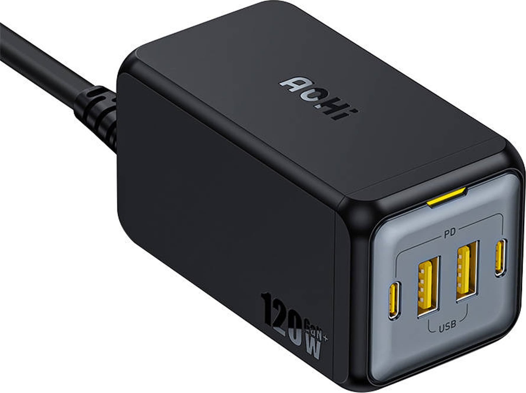 Karikues muror AOHI AOC-C006, 120W, 2x USB-C 2x USB-A, i zi