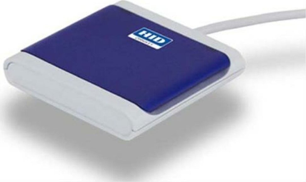 Lexues smart kartelash HID Omnikey 5022CL, 13.56 MHz, USB, blu e errët