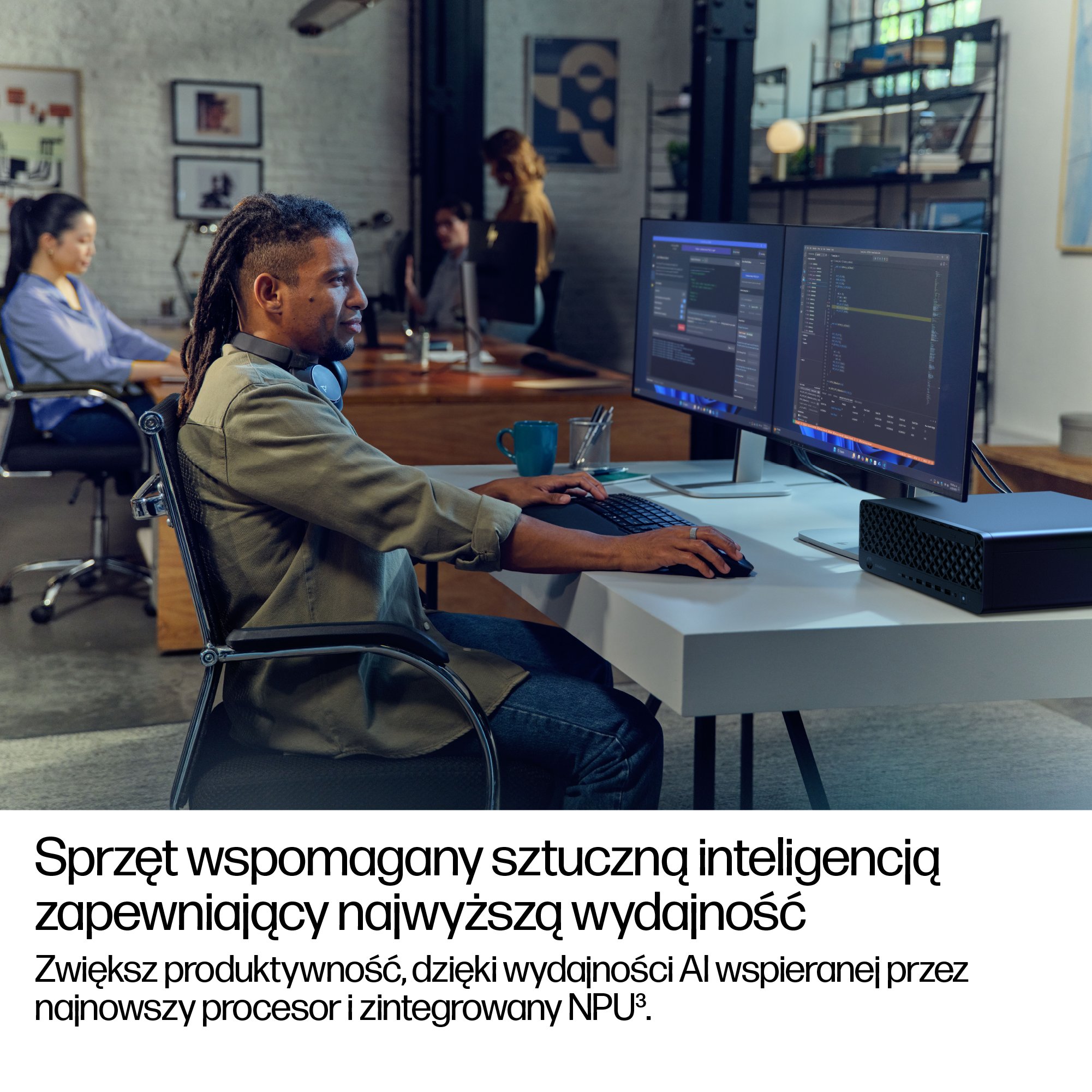 Kompjuter desktop HP EliteDesk 8 SFF G1i, Intel Core Ultra 7, 16GB RAM, 1TB SSD, i zi