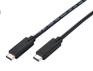 Kabllo USB C TECH USB 3.2 Type C CM CM, PD 100W, 20Gbps, 2m, e zezë