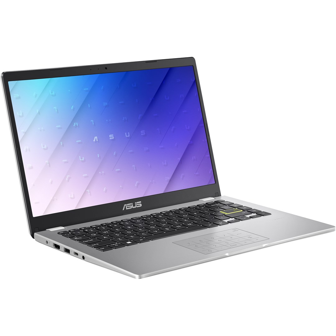 Laptop ASUS E410MA-BV1234WS notebook, 14", Intel N4020, 4 GB RAM, 128 GB SSD, i bardhë