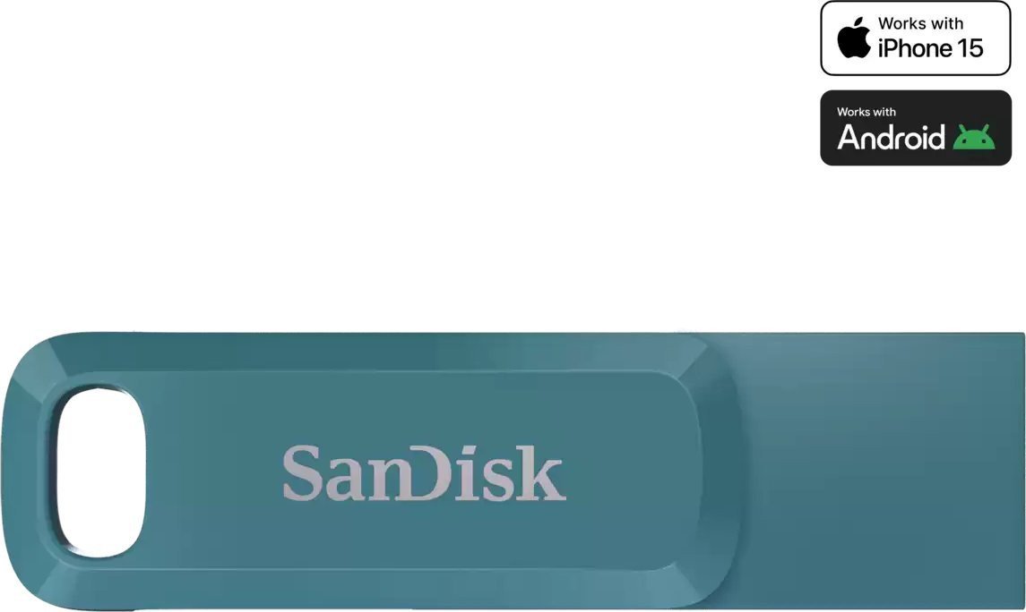 USB SanDisk Ultra Dual Drive Go, 256GB, USB 3.2 Type A dhe Type C, blu