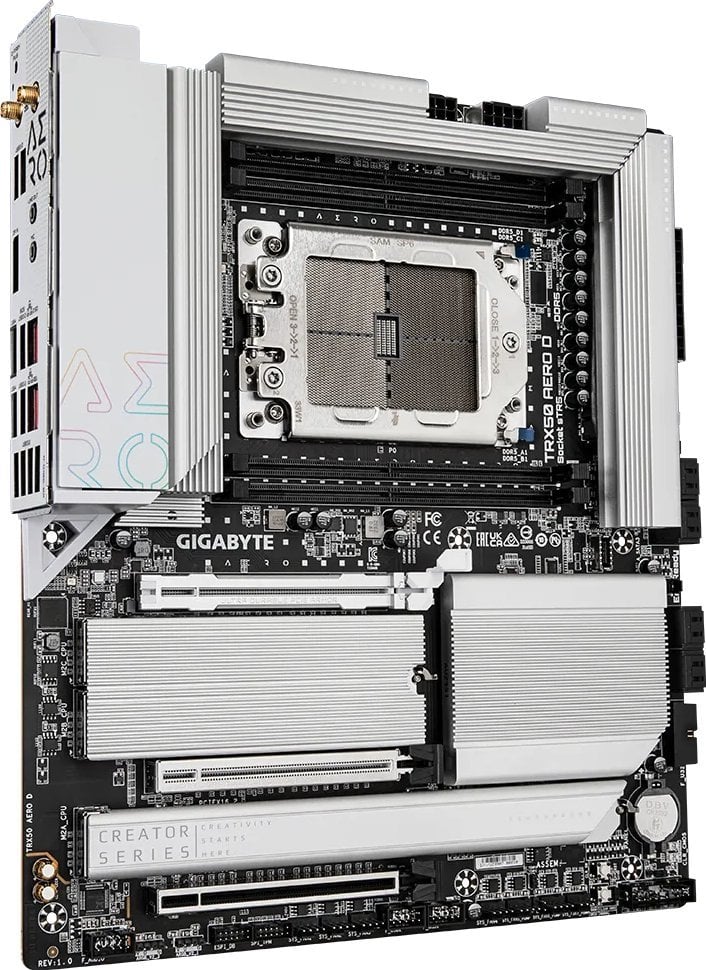 Pllakë amë Gigabyte TRX50 AERO D, AMD sTR5, DDR5, E-ATX