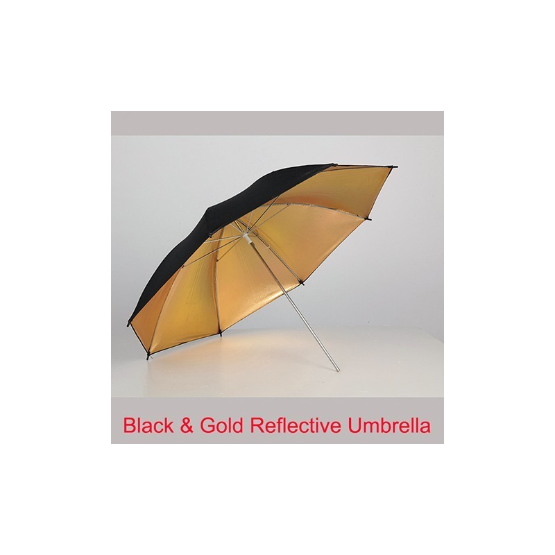91cm Black/Gold Umbrella