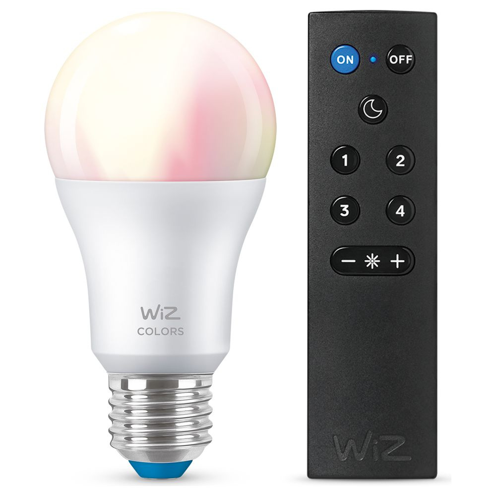 Llambë inteligjente Philips WiZ Colour E27, 60W ekuivalente, WiFi, shumëngjyrëshe