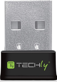 Përshtatës rrjeti Techly AC600, USB 2.0, i argjendë/ i zi