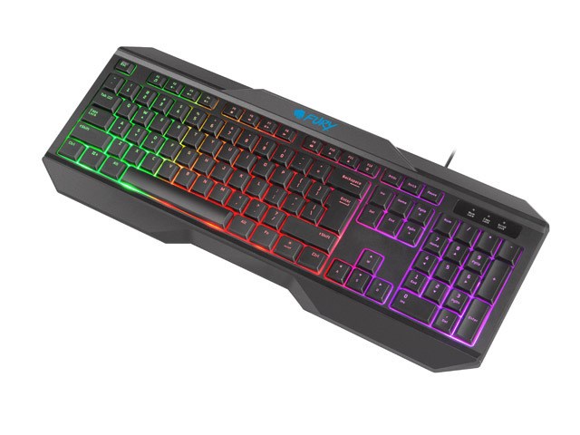 Set tastierë, maus dhe kufje FURY Thunderstreak 3.0, i zi