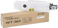 Konteiner për toner të përdorur Kyocera WT‑860, 100000 faqe, i zi