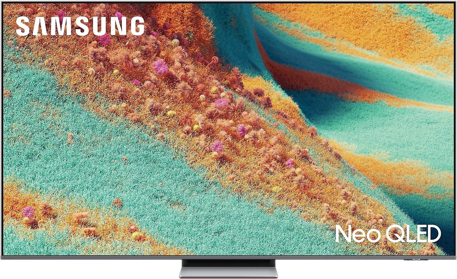 Телевизор Samsung Neo QLED QN85F 75", 4K, Смарт ТВ, сребрен