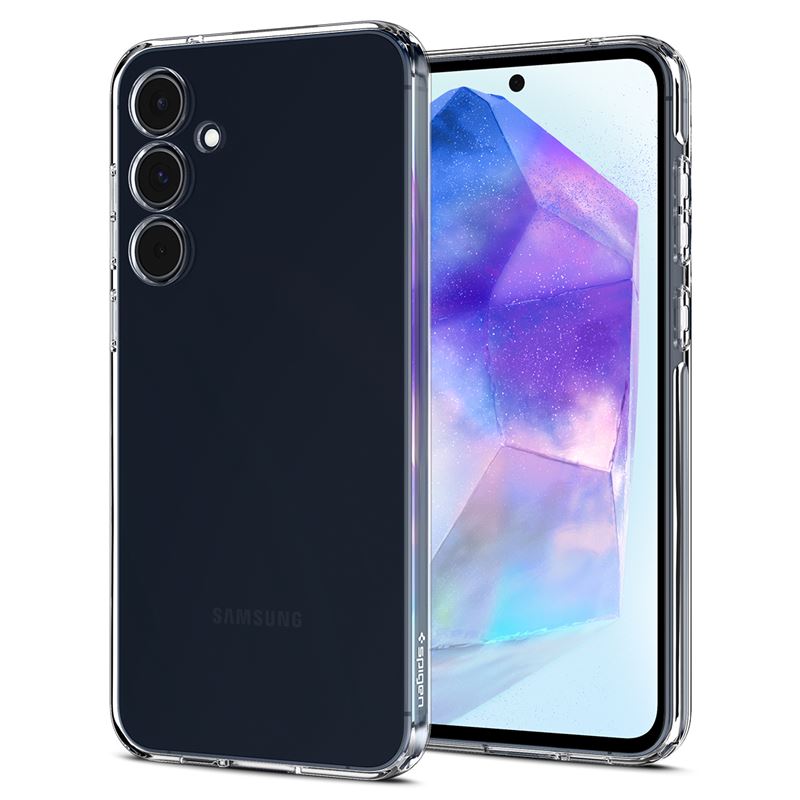 Mbrojtëse Spigen Crystal Flex për Samsung Galaxy A55, transparente