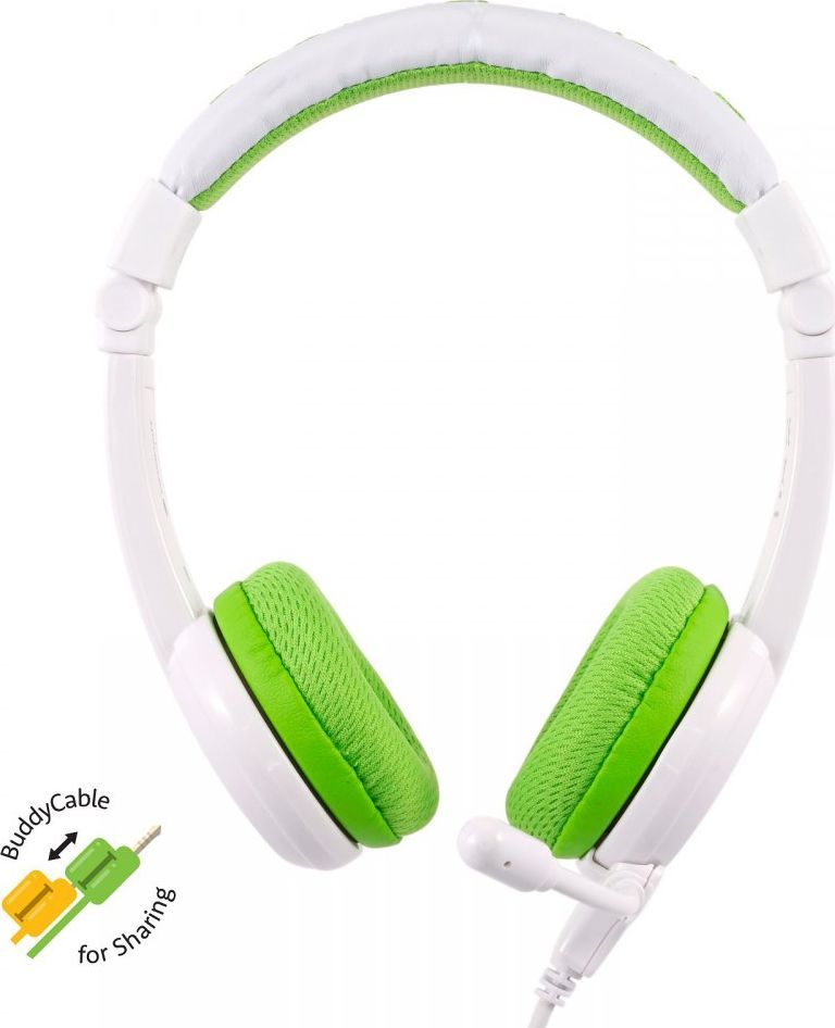 Kufje BuddyPhones School + (BP-SCHOOLP-GREEN), të gjelbra