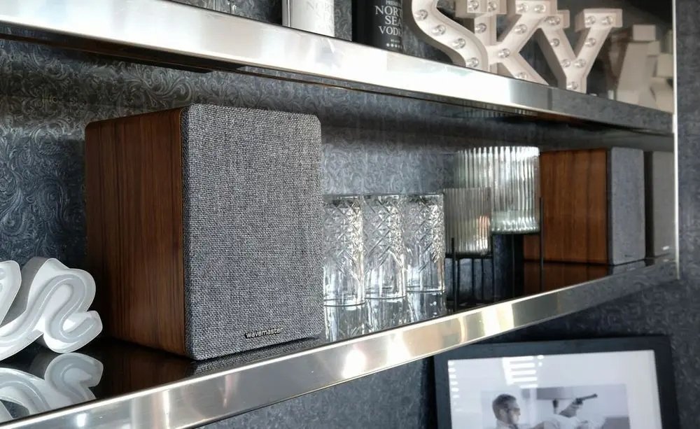 Рафт звучници Wavemaster Base Hi Fi, 2.0, Bluetooth, кафеава