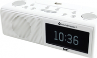 Radio me orë Soundmaster UR8350WE, DAB+, FM, e bardhë