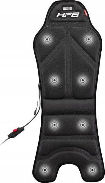 Pad haptik lojërash Next Level Racing HF8, 8 motorë vibrimi, lidhje USB dhe 3.5mm, i zi