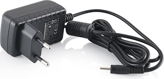 Karikues për tablet Modecom W5VP-25, 2.5A, pin 2.5mm x 0.7mm, i zi