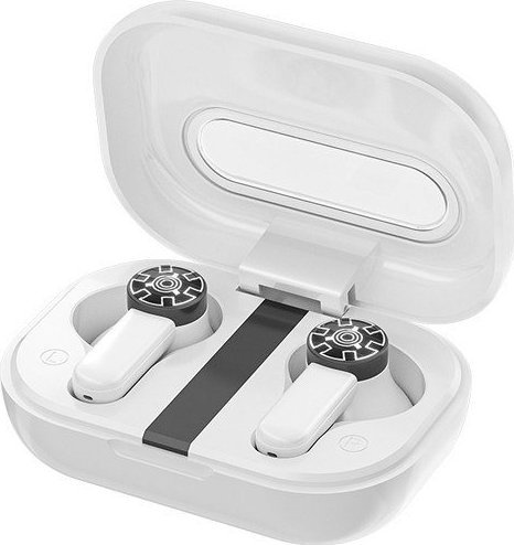 Kufje TWS Wekome VA06 Vanguard, Bluetooth 5.2, kuti karikimi 250mAh, të bardha