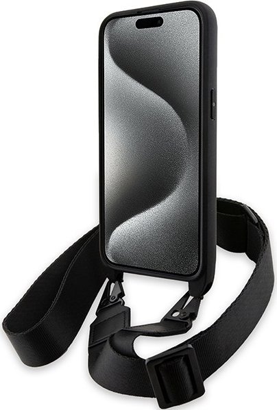 Mbulesë BMW M Edition CarbonLines me rrip për iPhone 15 Pro Max, hardcase, e zezë