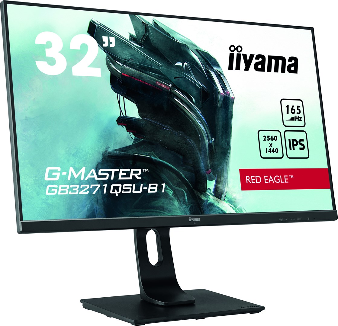 Monitor iiyama G-MASTER GB3271QSU-B1, 31.5", 2560 x 1440, Wide Quad HD, 165 Hz, i zi