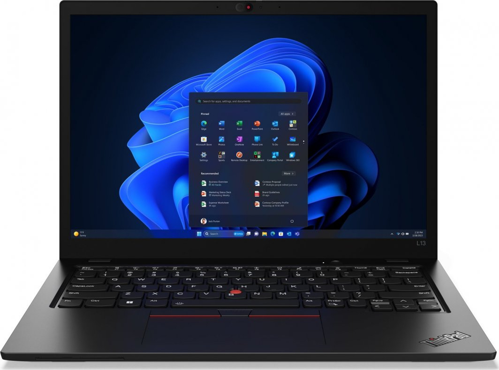 Laptop Lenovo ThinkPad L13, Intel Core Ultra 5 125U, 13.3", WSXGA, 16 GB RAM, 512 GB SSD, Windows 11 Pro, i zi