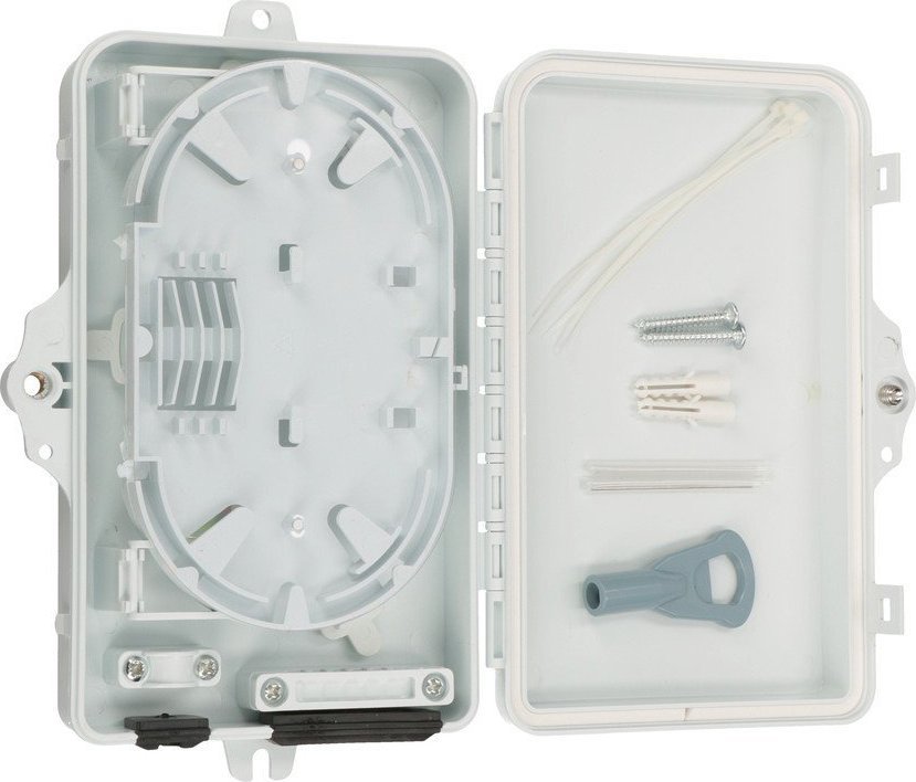 Kuti shpërndarëse fibër optike ExtraLink ALICE 2 Core, 2 porta, IP65, gri