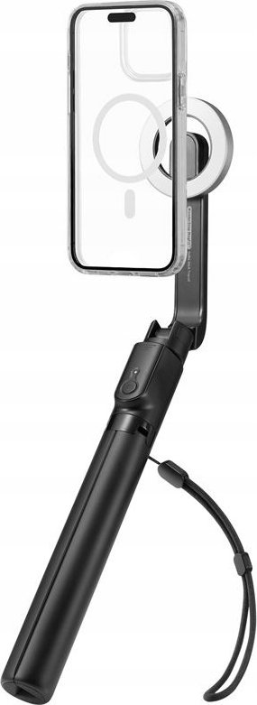 Shkop selfie me tripod Spigen MagSafe Tripod Selfie Stick Longer Version, version i zgjatur, për iPhone, i zi