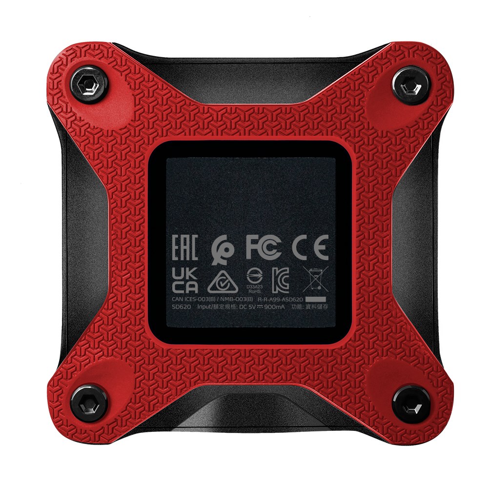 Disk SSD i jashtëm ADATA SD620, 1TB, i kuq