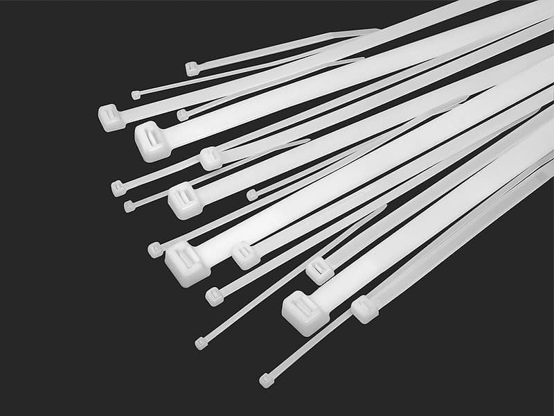 Lidhëse kabllosh Blow 41-015, 3.2x180mm, set 100 copë, të bardha