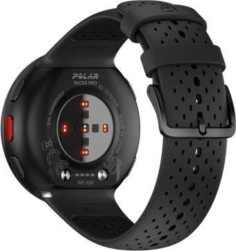 Ora sportive Polar Pacer Pro, GPS, ekran 1.2", e zezë