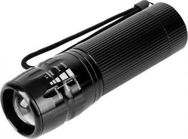 Elektrik dore Rebel Flashlight, 5W, 400 lm, e zezë