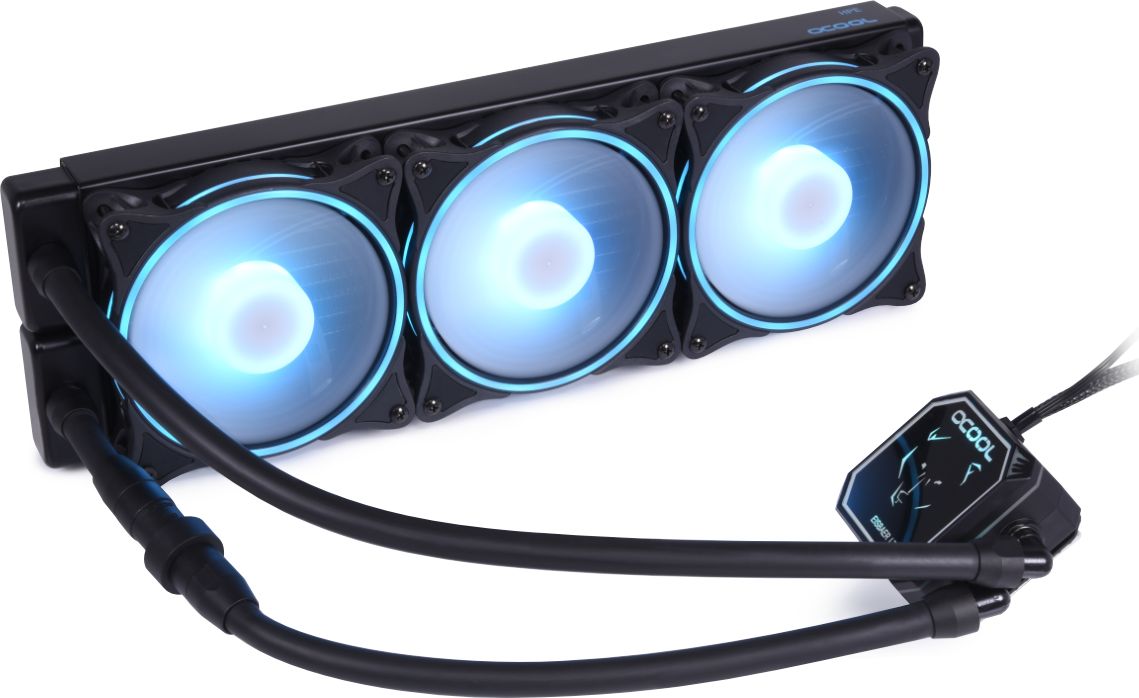 Ftohës uji për procesor Alphacool Eisbaer LT360 Aurora HPE, radiator 360mm, 3x 120mm, me RGB