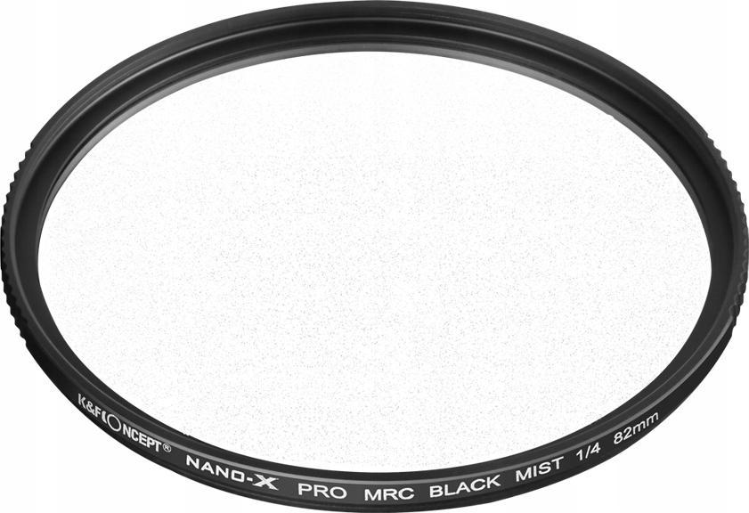 Filtër fotografik K&amp;F Concept HD Black Mist 1/4, 62mm, difuzion, i zi