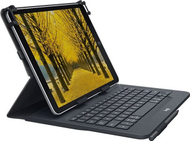 Mbajtëse me tastierë për tableta Logitech Universal Folio, 9-10 inç, e zezë