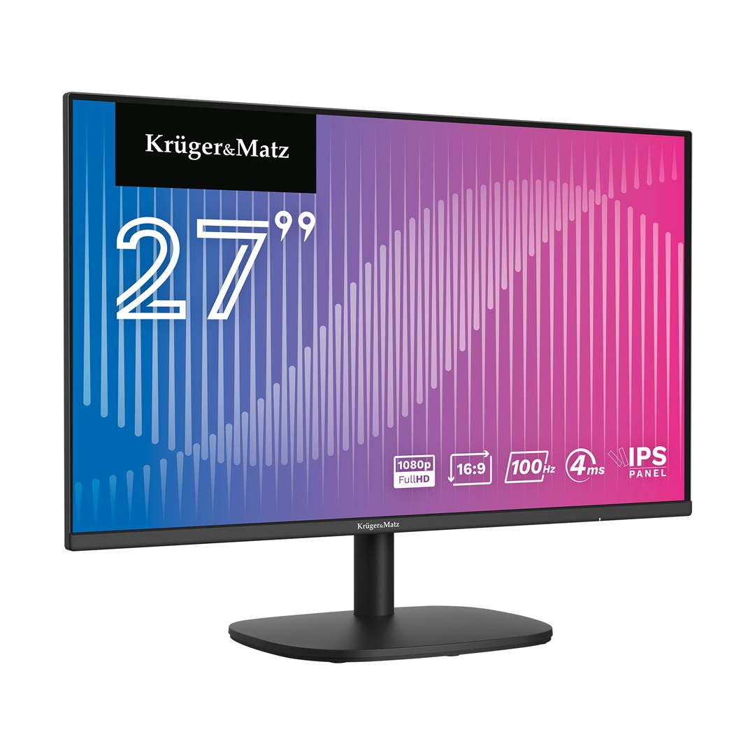Monitor Kruger& Matz KM0199-M27, 27", 1920 x 1200, WUXGA, 100 Hz, i zi