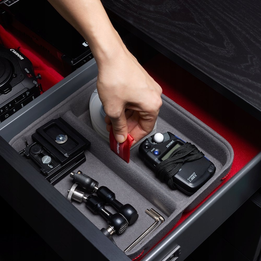 Организер кутија Manfrotto Pro Light Cineloader Drawer, полутврда, подредлива, сива