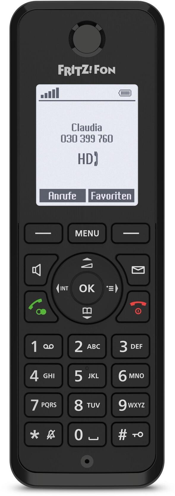 Telefoni pa tel AVM FRITZFon M3, DECT, aparat shtesë, i zi