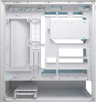 Куќиште за компјутер Cougar CFV235 Mesh Vision, mid tower, ARGB, страничен панел стакло, бело