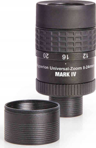 Okular teleskopi Baader Hyperion Mark IV Zoom, 8–24mm, 1.25" dhe 2", i zi