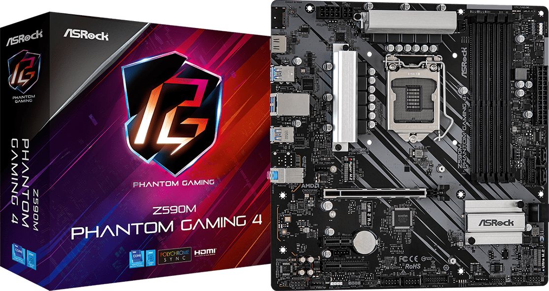 Pllakë amë ASrock Z590M Phantom Gaming 4