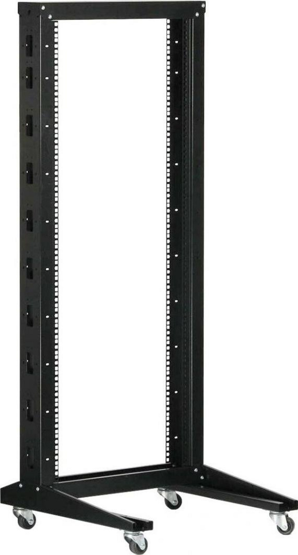 Kabinet rrjeti Delta Standing 19", 29U, me rrota, i zi