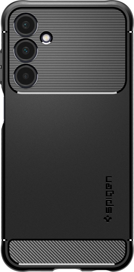 Mbulesë telefoni Spigen Rugged Armor për Samsung Galaxy A25 5G, TPU, rezistente ndaj goditjeve, e zezë