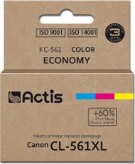 Касета со боја Actis KC-561 Supreme, замена за Canon CL-561XL, 18 ml, сина