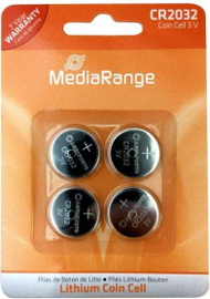 Батерии MediaRange CR2032 220mAh, 4 парчиња
