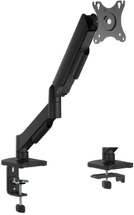 Krah monitori ESTUFF Single Gas Spring, VESA, një monitor, i zi