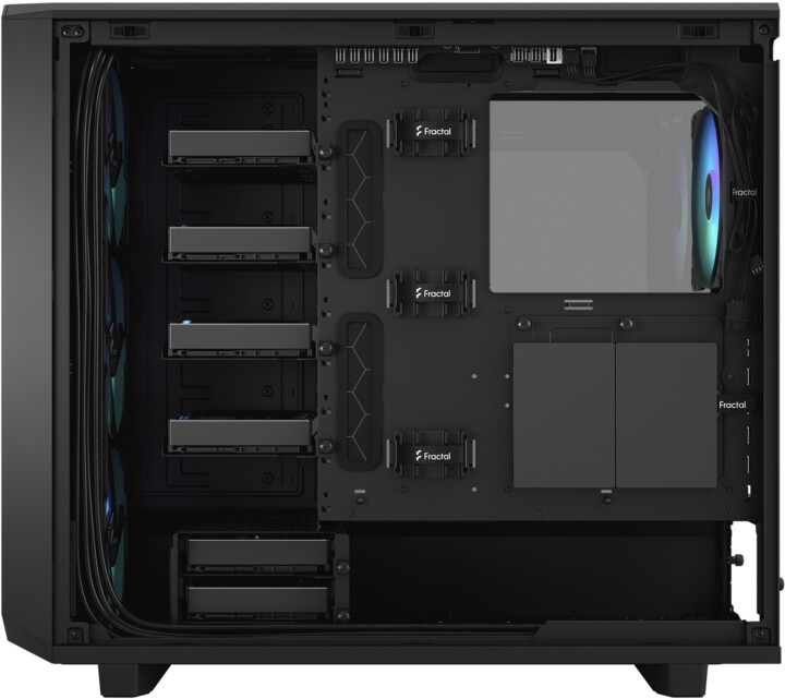 Куќиште за компјутер Fractal Design Meshify 2 RGB Black TG Light Tint