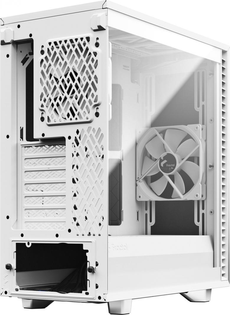Kasë Fractal Design Define 7 Compact TG Clear Tint, e bardhë, Midi Tower