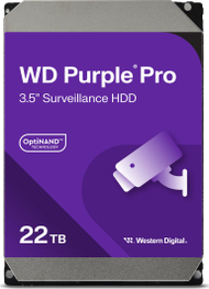 Hard disk për sisteme të mbikqyrjes WD Purple Pro 22TB, 3.5'', SATA III Hard disk për sisteme të mbikqyrjes WD Purple Pro 22TB, 3.5'', SATA III