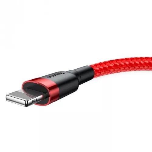 Kabllo Baseus, USB A / Lightning, 2 m, e kuqe