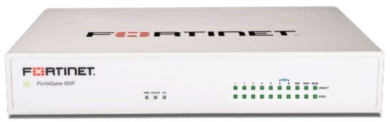 Firewall Fortinet 60F, 10 porta GE RJ45, SD WAN, desktop