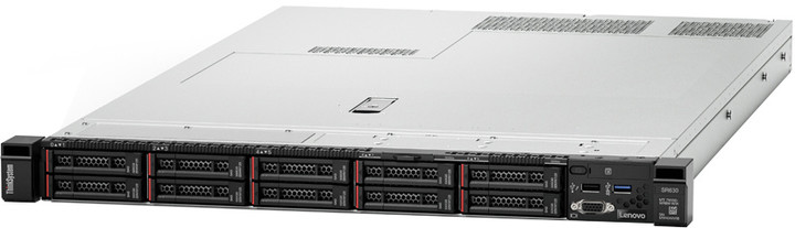 Server Lenovo ThinkSystem SR630 /S4114/2x300GB SAS/16GB/2x750W                    