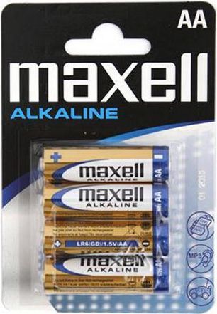 Bateri AA / R6 - Maxell, 4 copë